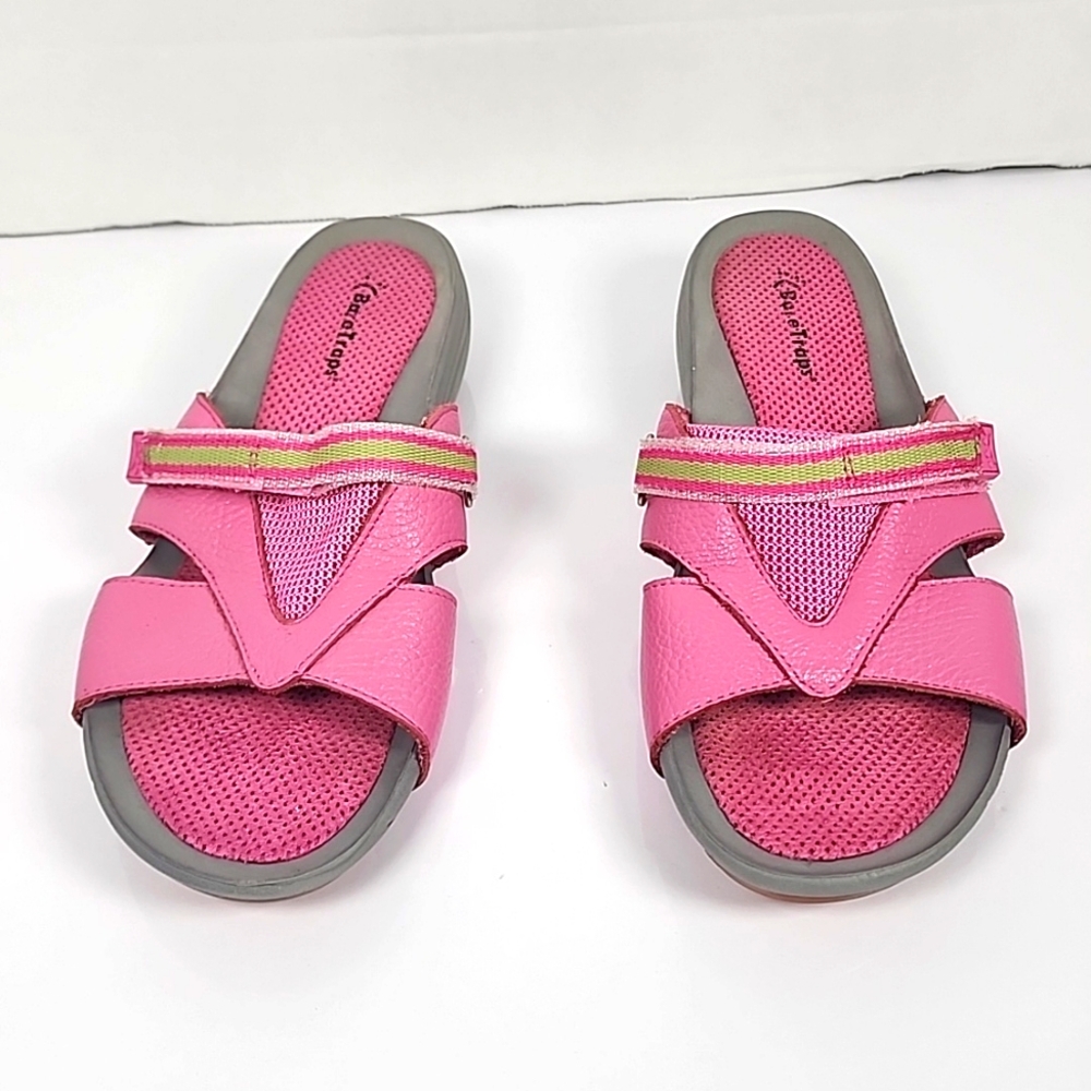 Bare Traps  Women Pink and Gray Open Toe  Sandals Size 6.5